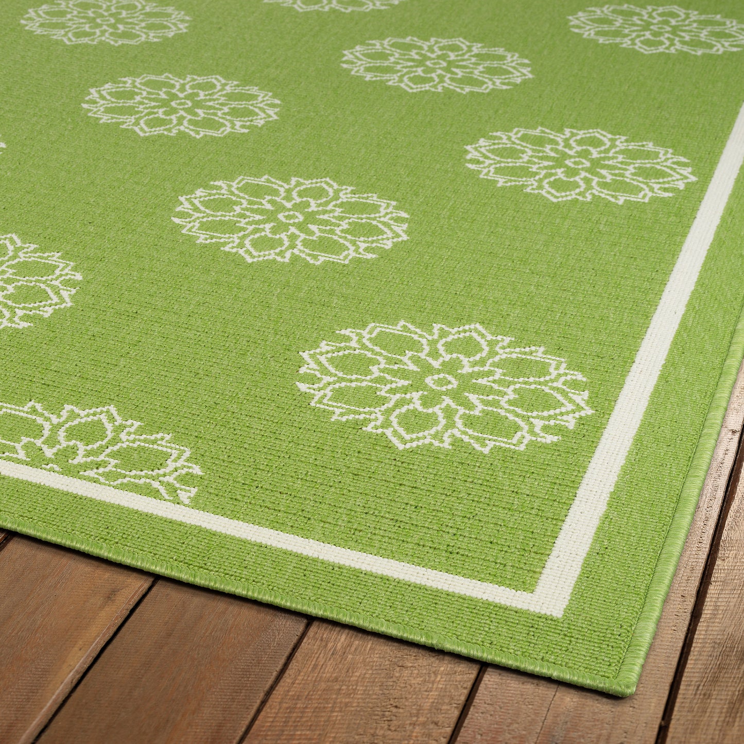 Kaleen Amalie Collection AML07-96 Lime Green Runner 2'2" x 8'