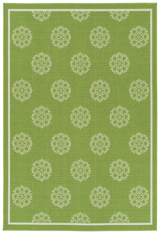 Kaleen Amalie Collection AML07-96 Lime Green Area Rug 7'2" x 10'5"