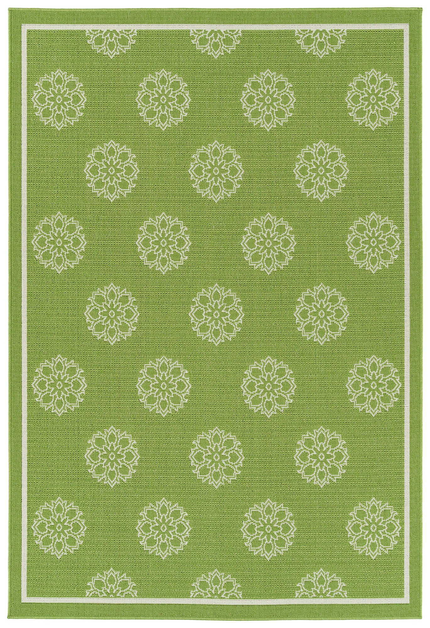 Kaleen Amalie Collection AML07-96 Lime Green Area Rug 5' x 7'6"