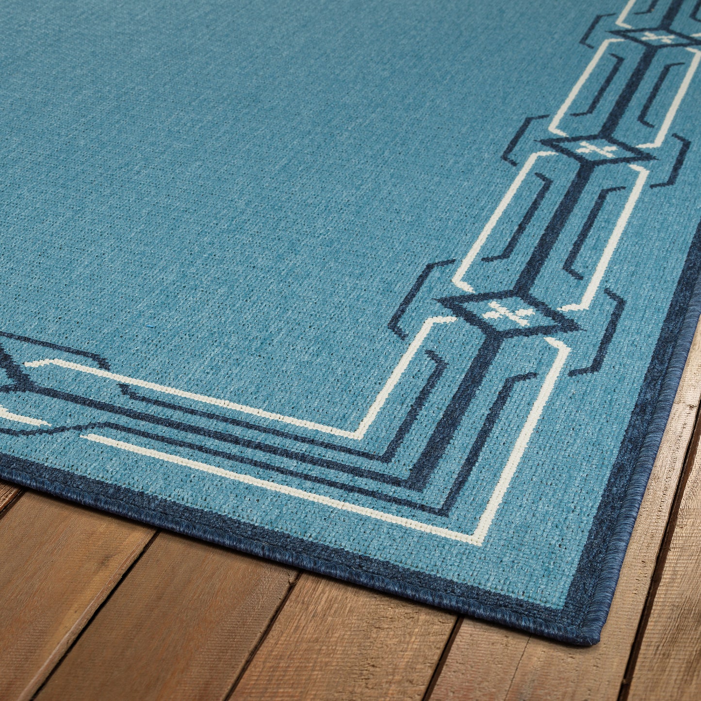 Kaleen Amalie Collection AML08-79 Light Blue Throw Rug 1'9" x 3'