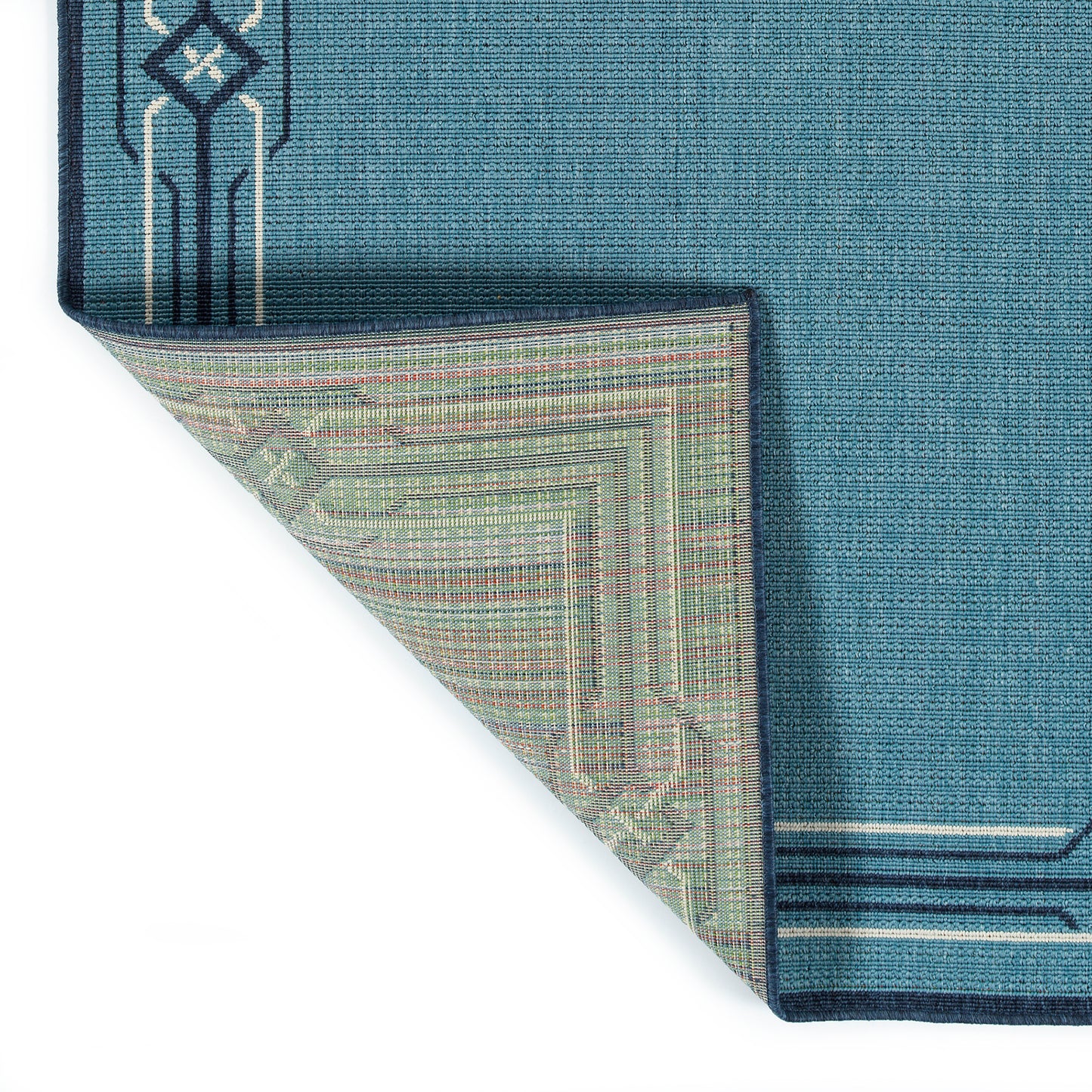 Kaleen Amalie Collection AML08-79 Light Blue Throw Rug 1'9" x 3'