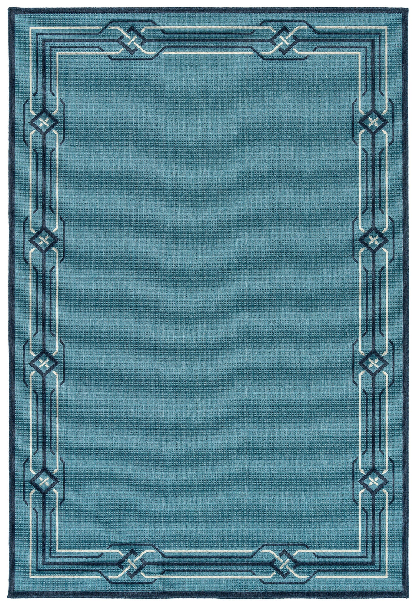 Kaleen Amalie Collection AML08-79 Light Blue Throw Rug 1'9" x 3'