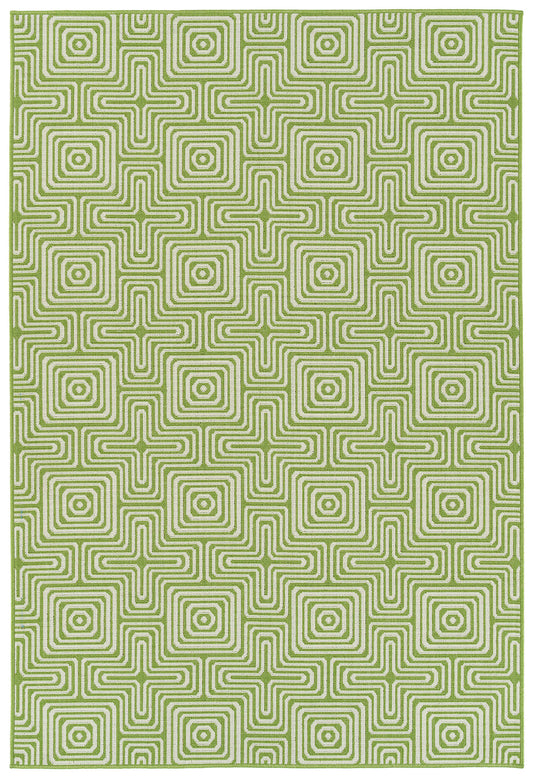 Kaleen Amalie Collection AML10-96 Lime Green Area Rug 7'2" x 10'5"