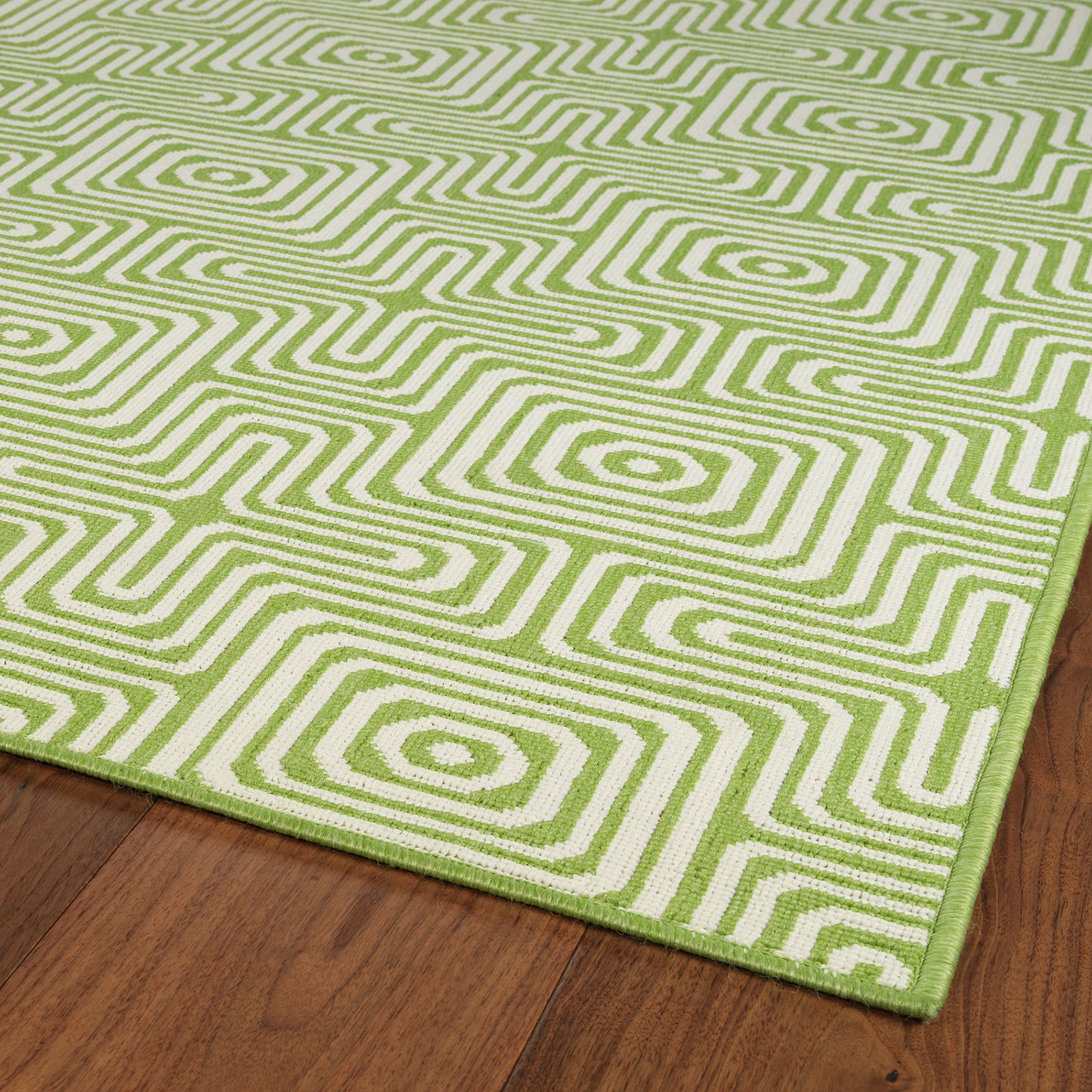 Kaleen Amalie Collection AML10-96 Lime Green Runner 2'2" x 8'