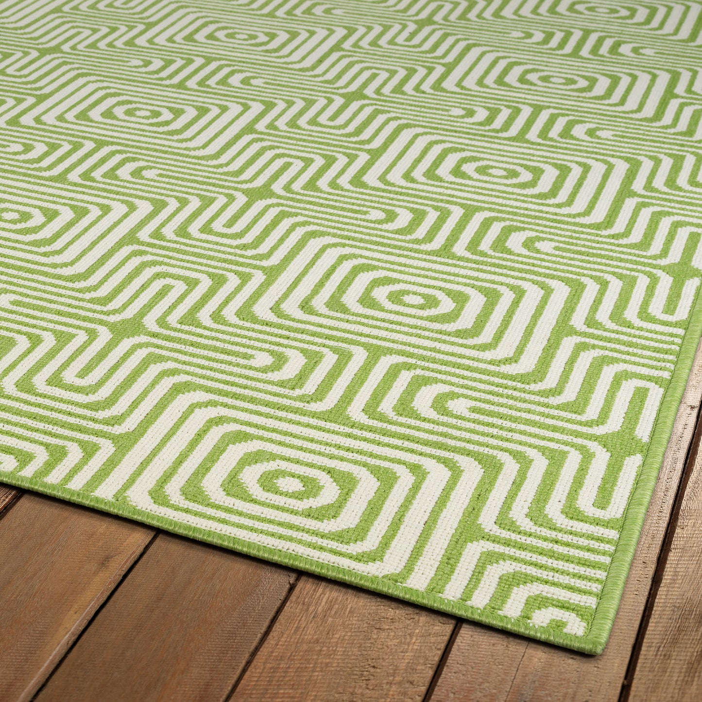 Kaleen Amalie Collection AML10-96 Lime Green Runner 2'2" x 8'