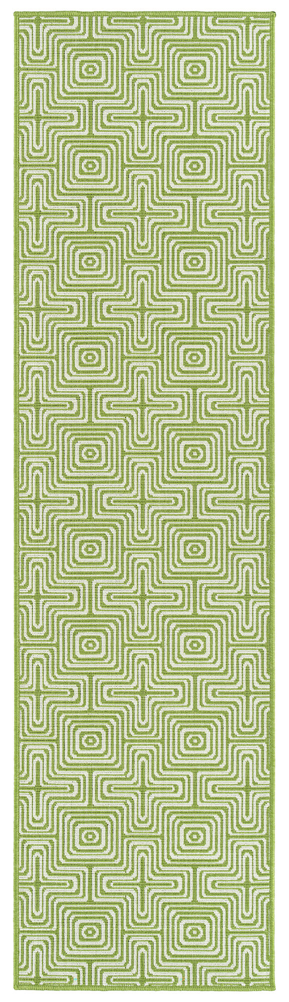 Kaleen Amalie Collection AML10-96 Lime Green Throw Rug 1'9" x 3'