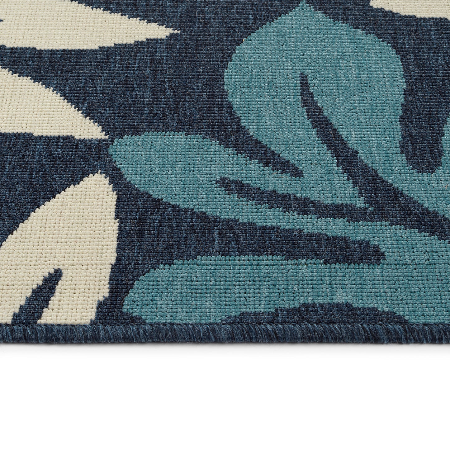 Kaleen Amalie Collection Dark Blue Throw Rug 2'5" x 3'9"