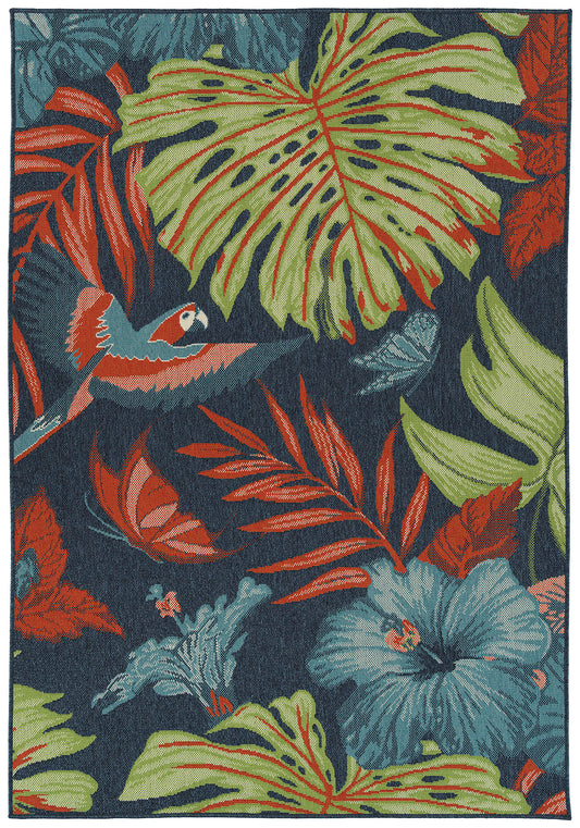 Kaleen Amalie Collection AML13-22 Navy Area Rug 7'2" x 10'5"