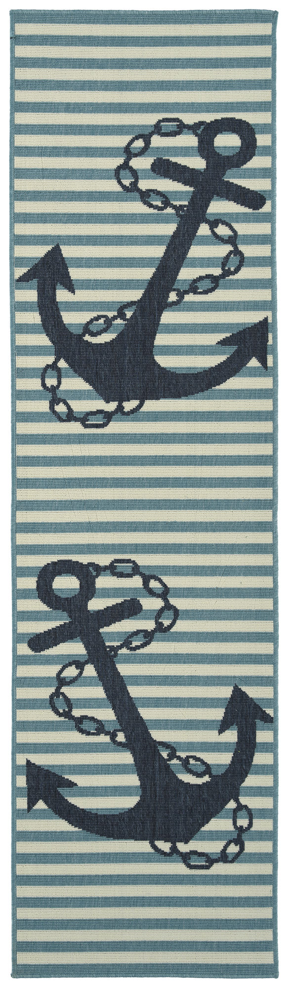 Kaleen Amalie Collection AML14-79 Light Blue Area Rug 7'2" x 10'5"