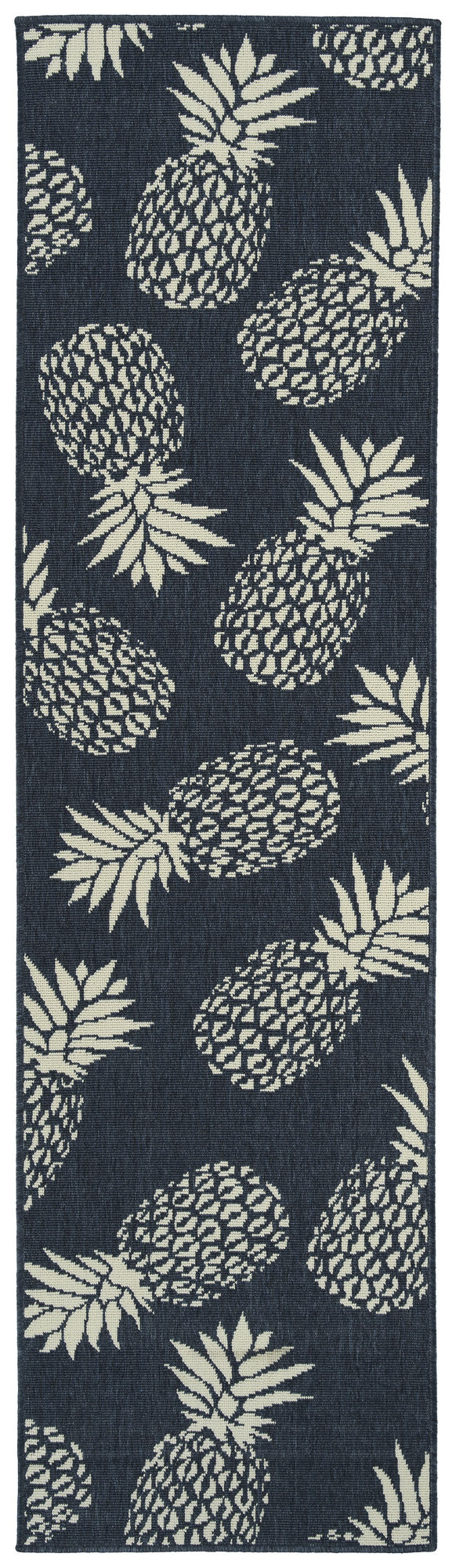 Kaleen Amalie Collection AML16-22 Navy Throw Rug 1'9" x 3'