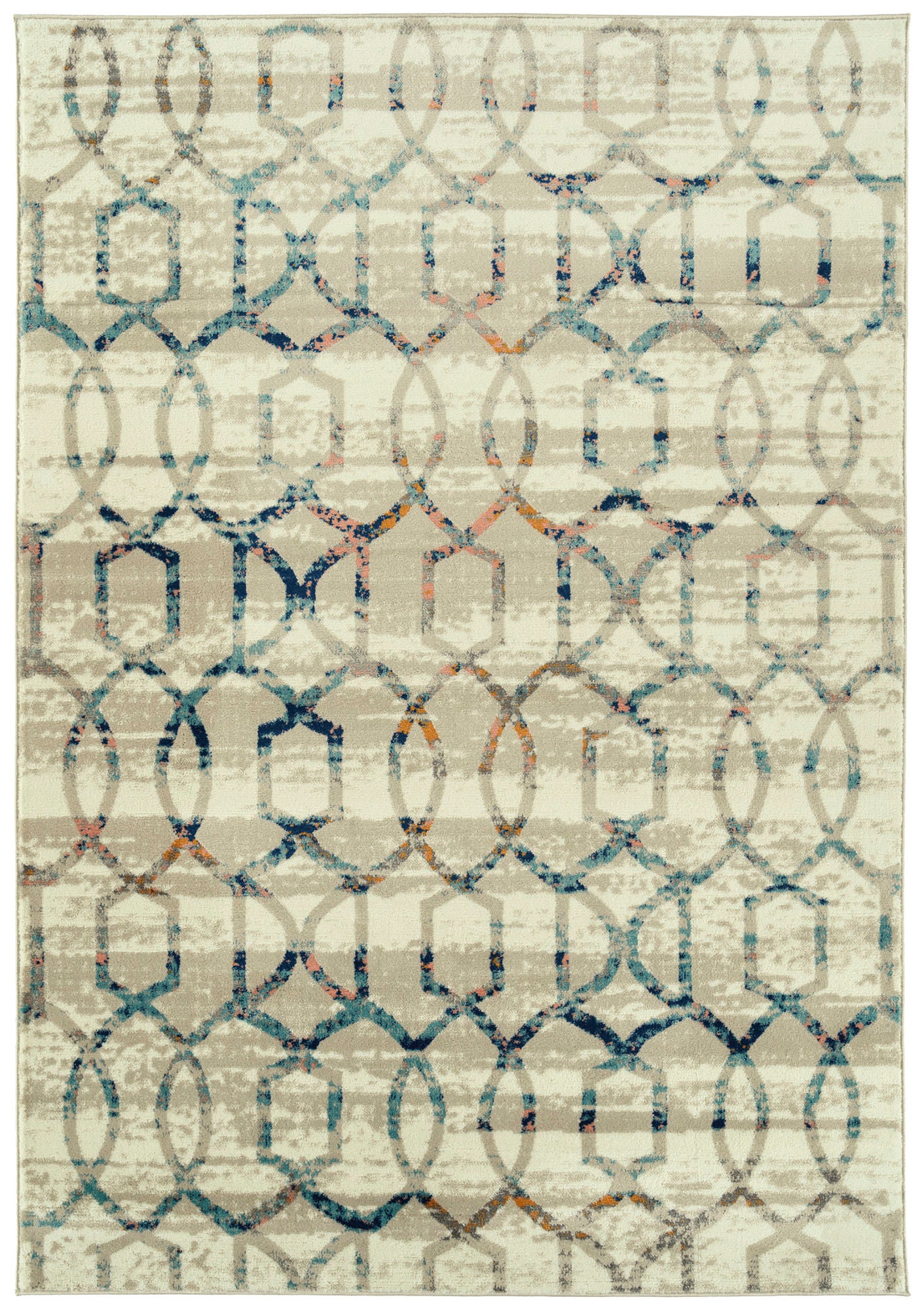 Kaleen Ania Collection ANA01-03 Beige Area Rug 7'10" x 10'