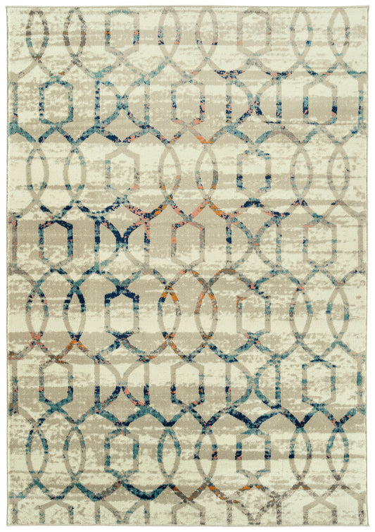 Kaleen Ania Collection ANA01-03 Beige Area Rug 7'10" x 10'