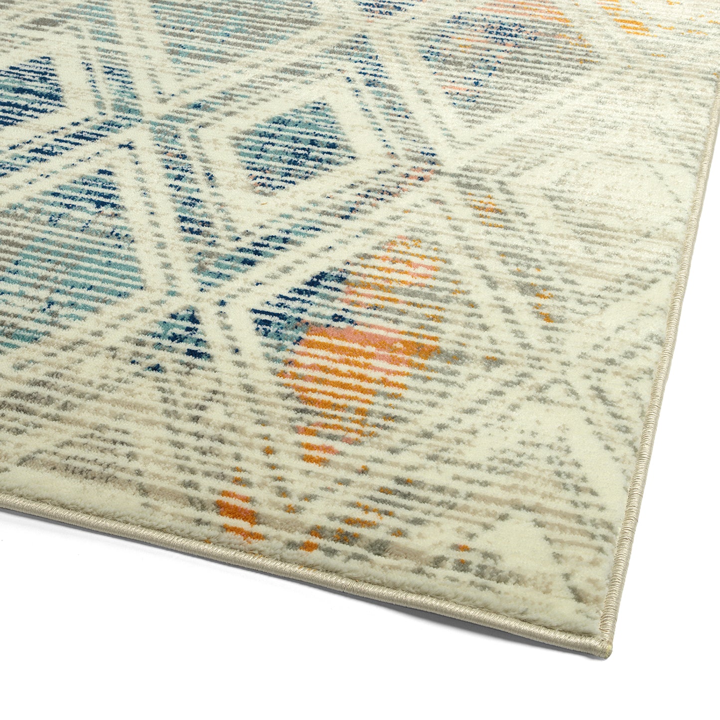 Kaleen Ania Collection Light Silver Area Rug 7'10" x 10'