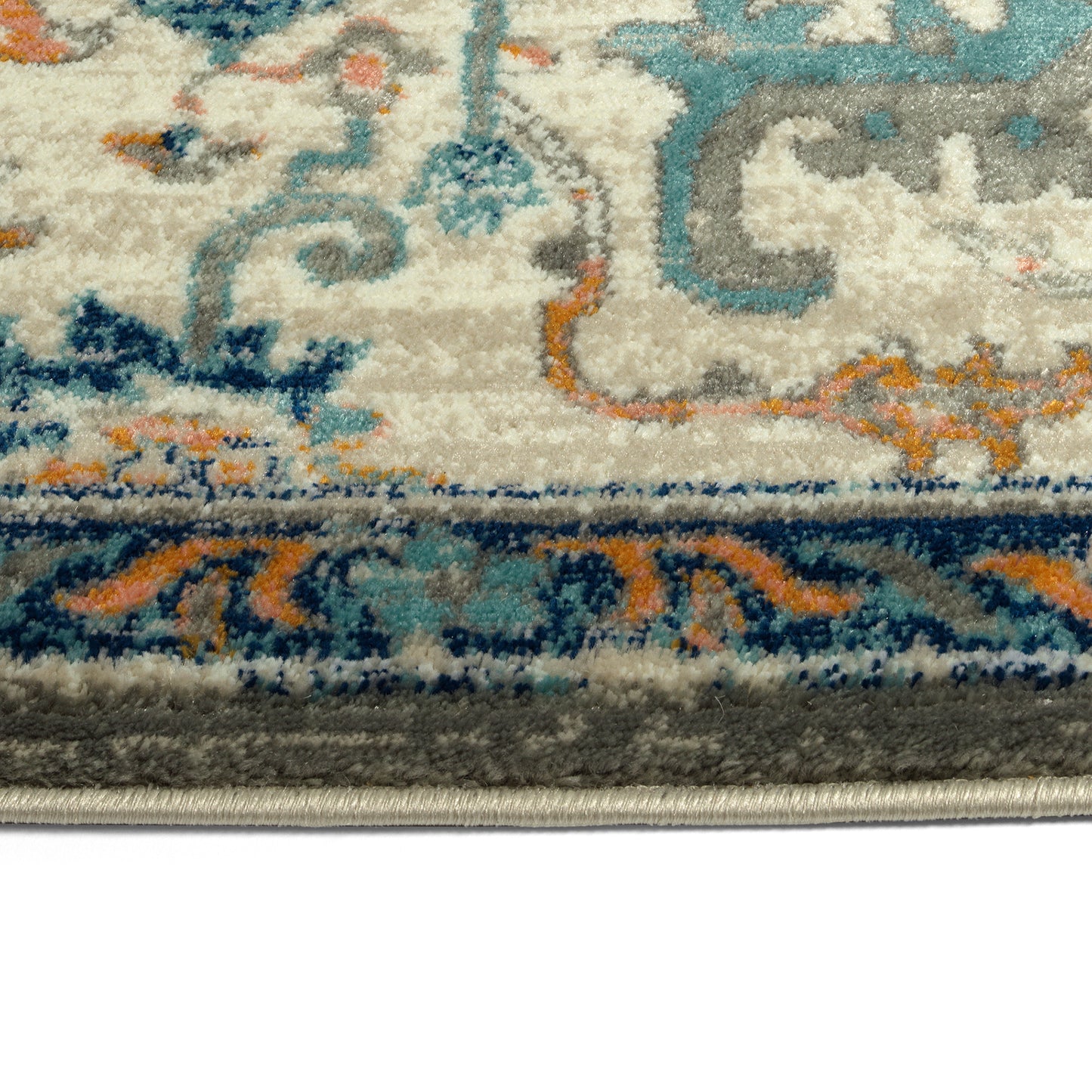 Kaleen Ania Collection Orange Sand Area Rug 5'3" x 7'