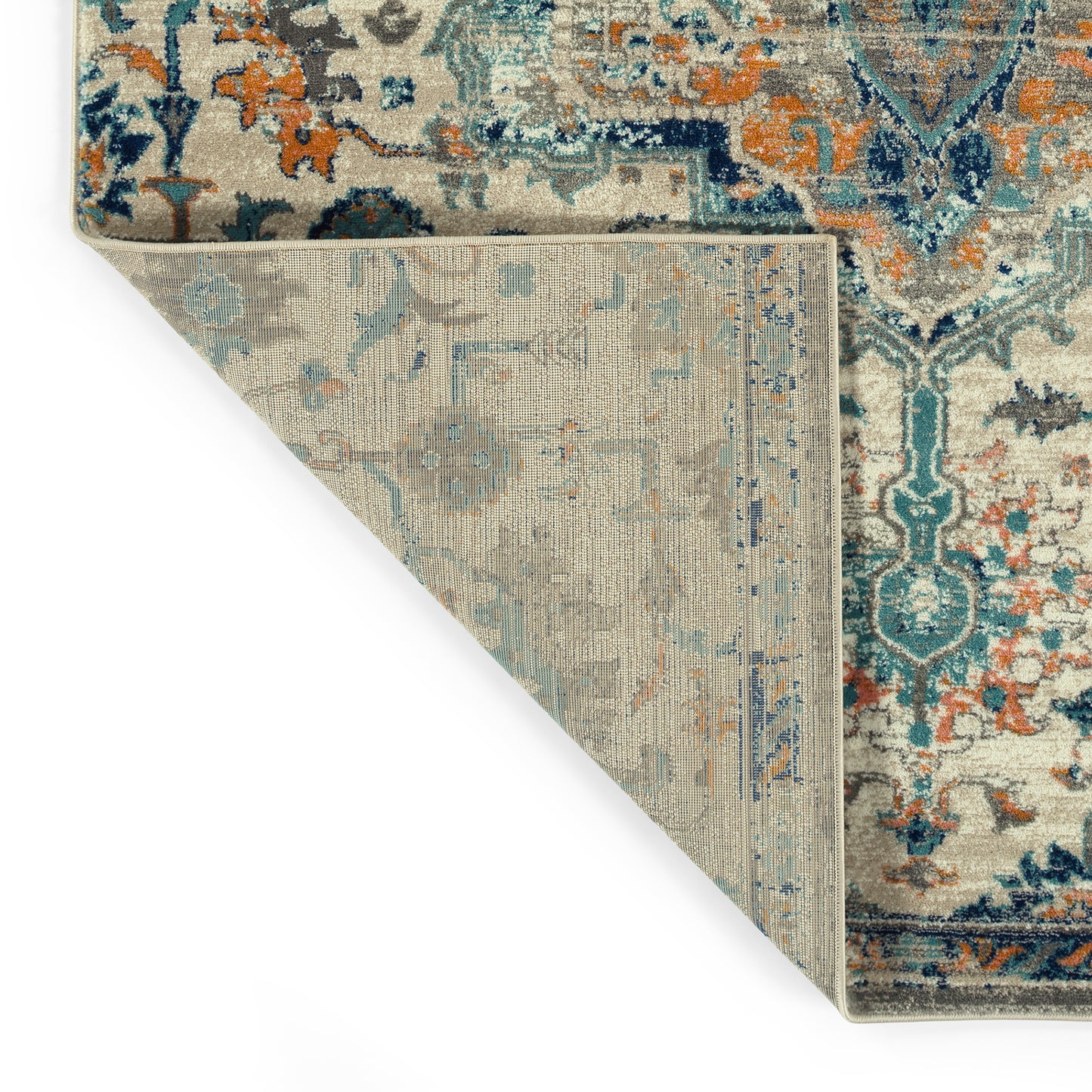 Kaleen Ania Collection Orange Sand Area Rug 7'10" x 10'
