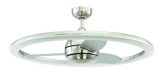 30" Anillo Ceiling Fan in Brushed Polished Nickel