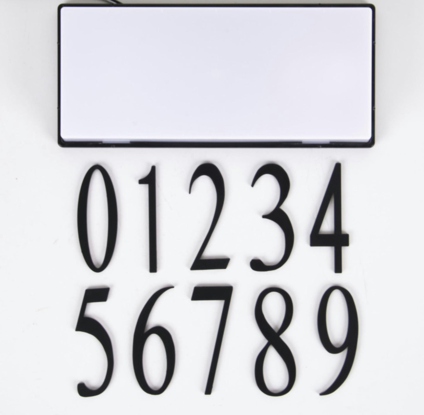 LED illuminated address plaque