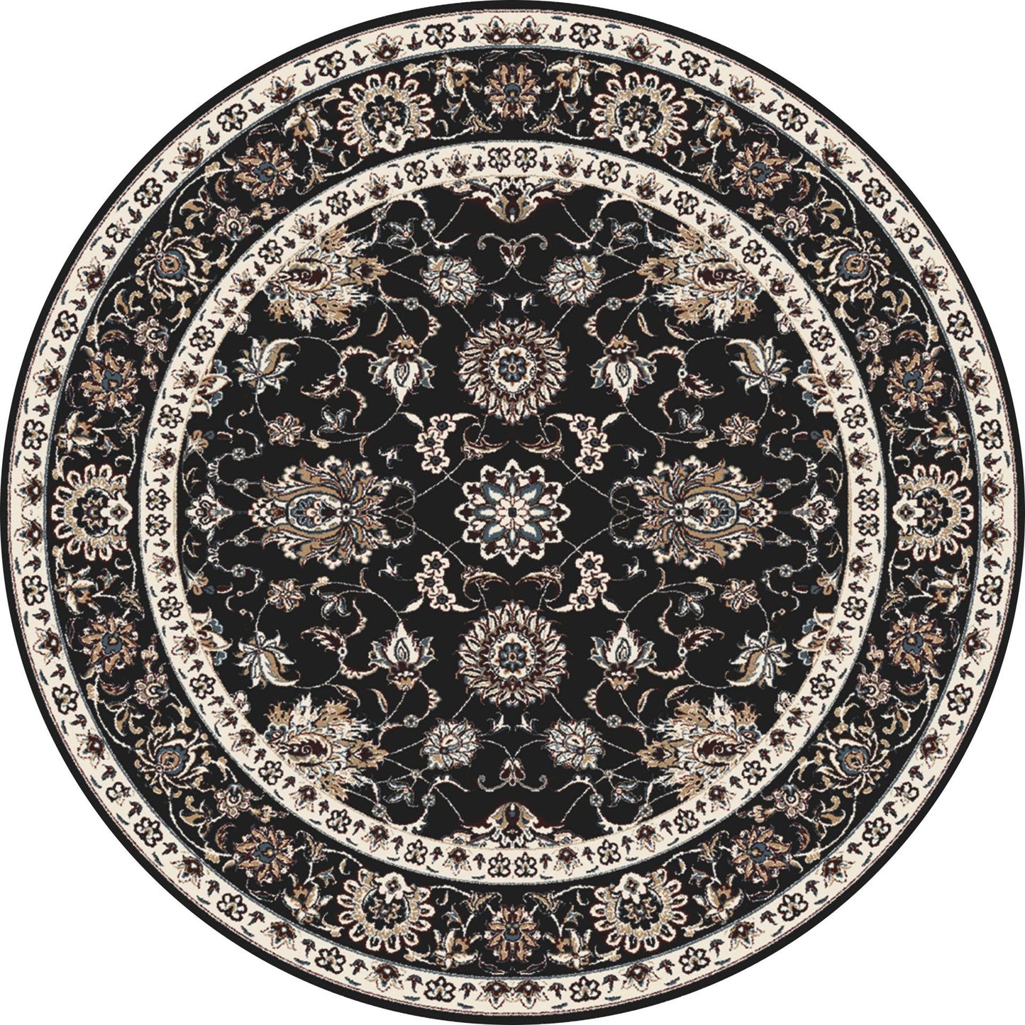 Arabella-Ar_00_0145-Black-Oval 6.7 X 9.6 Area Rug