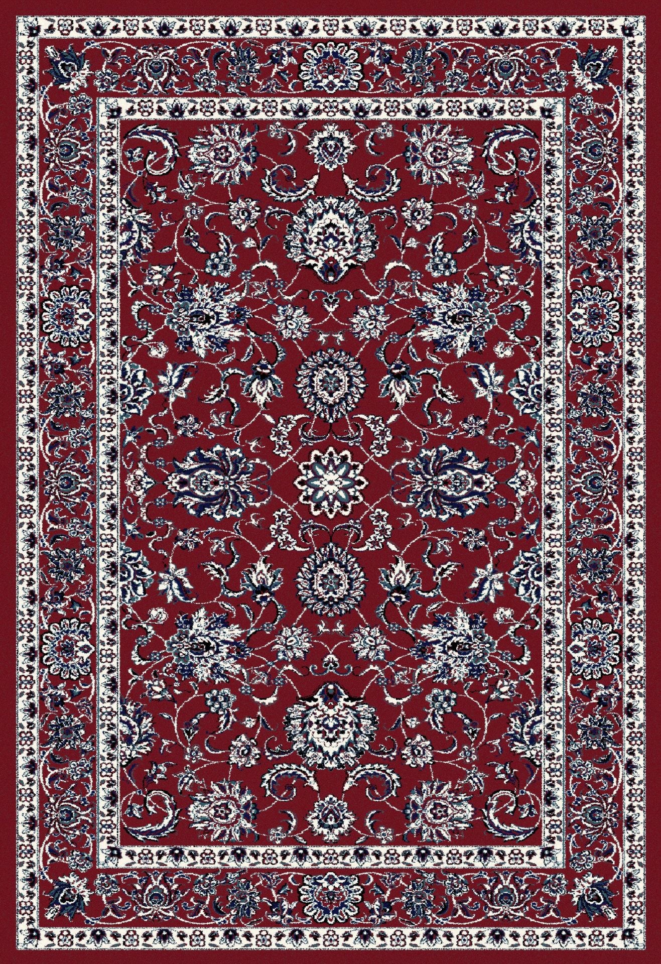 Arabella-Ar_00_0148-Red-Roll Runner Cut 2.2 X 1 Runner Rug