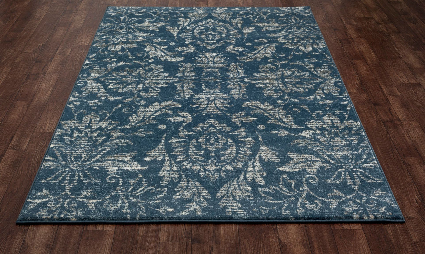 Arabella-Ar_00_0160-Blue-Roll Runner Cut 2.2 X 1 Runner Rug