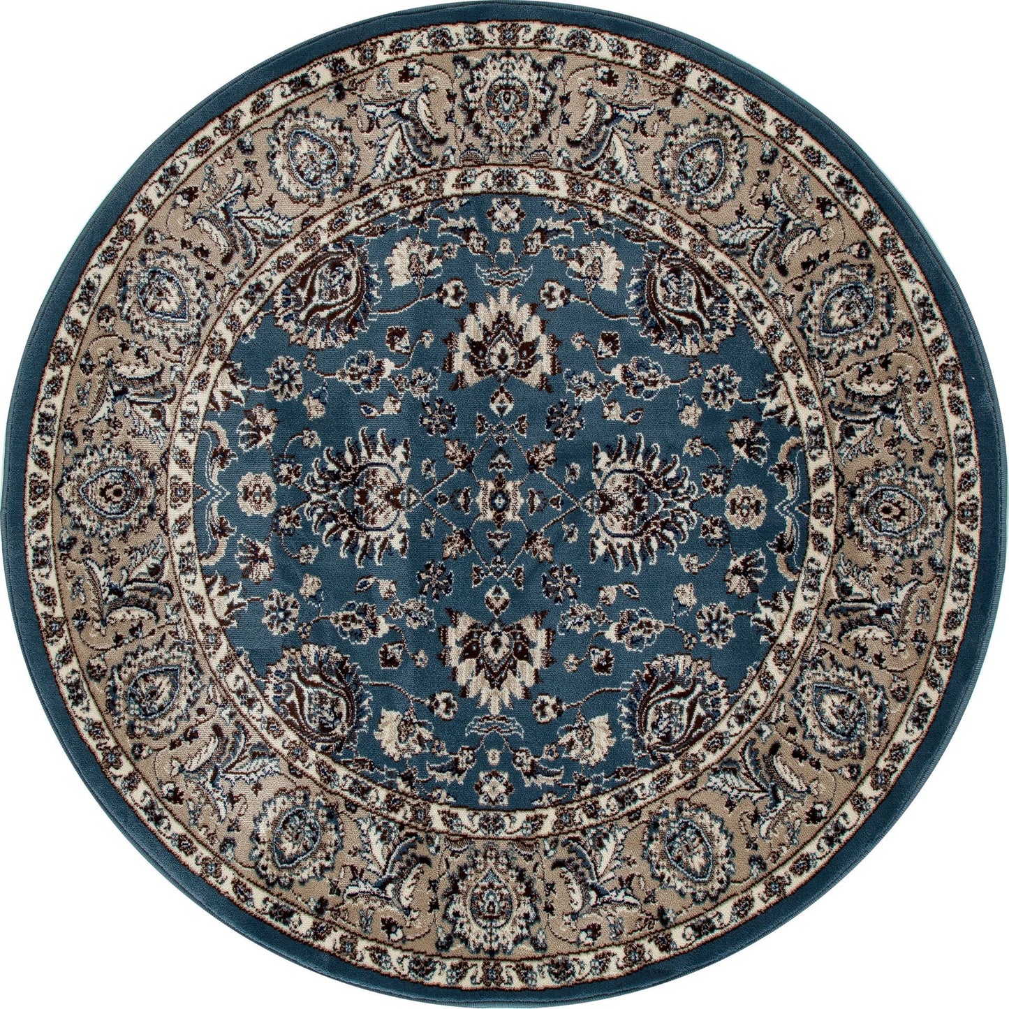 Arabella-Ar_00_030-Blue-Roll Runner Cut 2.2 X 1 Runner Rug