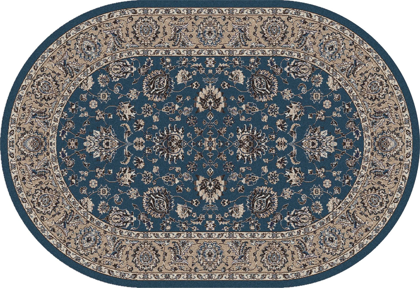 Arabella-Ar_00_030-Blue-Roll Runner Cut 2.2 X 1 Runner Rug