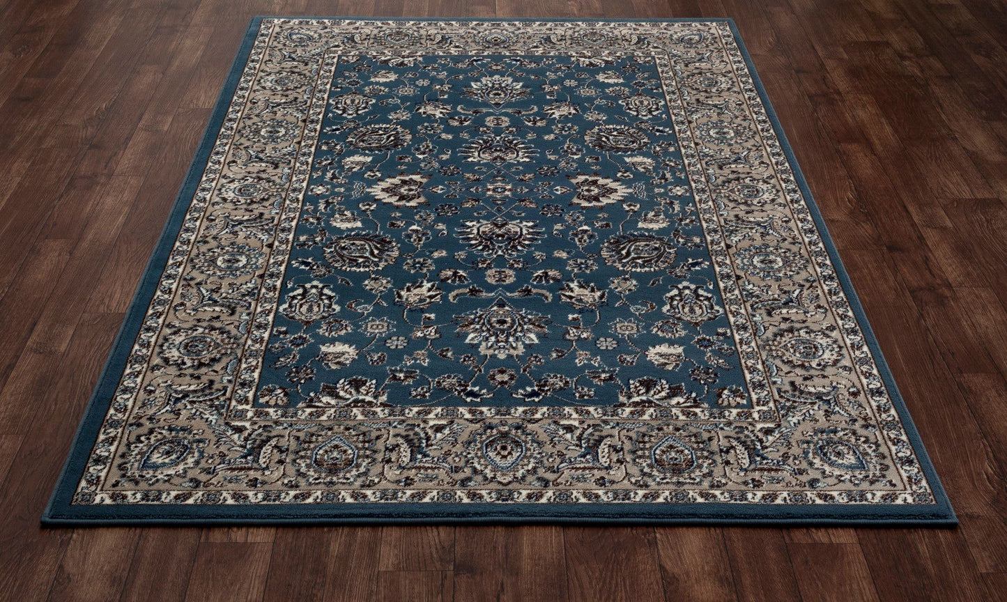 Arabella-Ar_00_030-Blue-Roll Runner Cut 2.2 X 1 Runner Rug