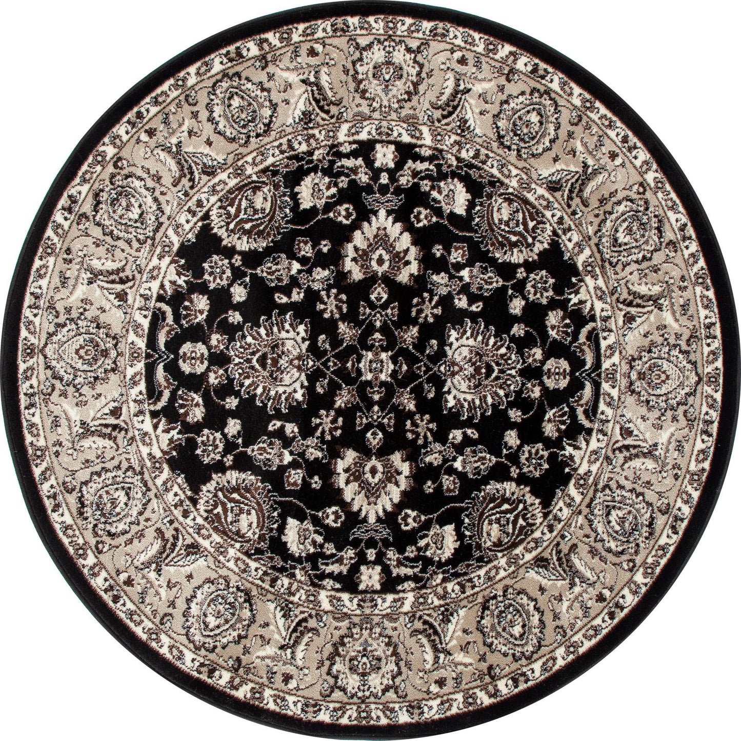 Arabella-Ar_00_031_Black- 9 X 13 In Swatch Area Rug