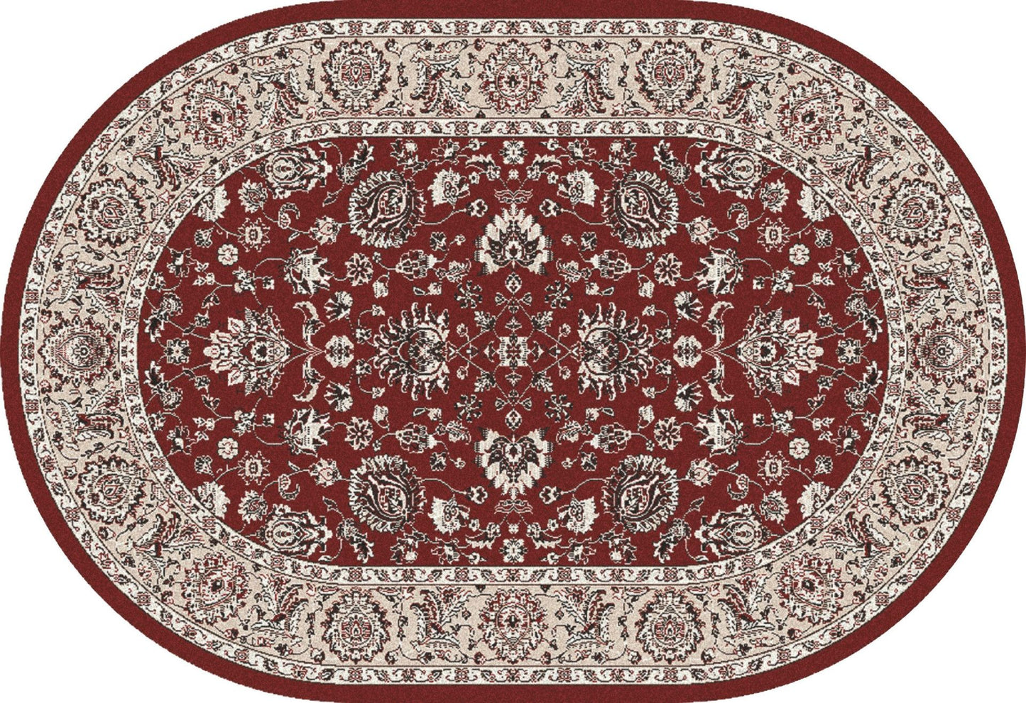 Arabella-Ar_00_032-Red-Oval 6.7 X 9.6 Area Rug