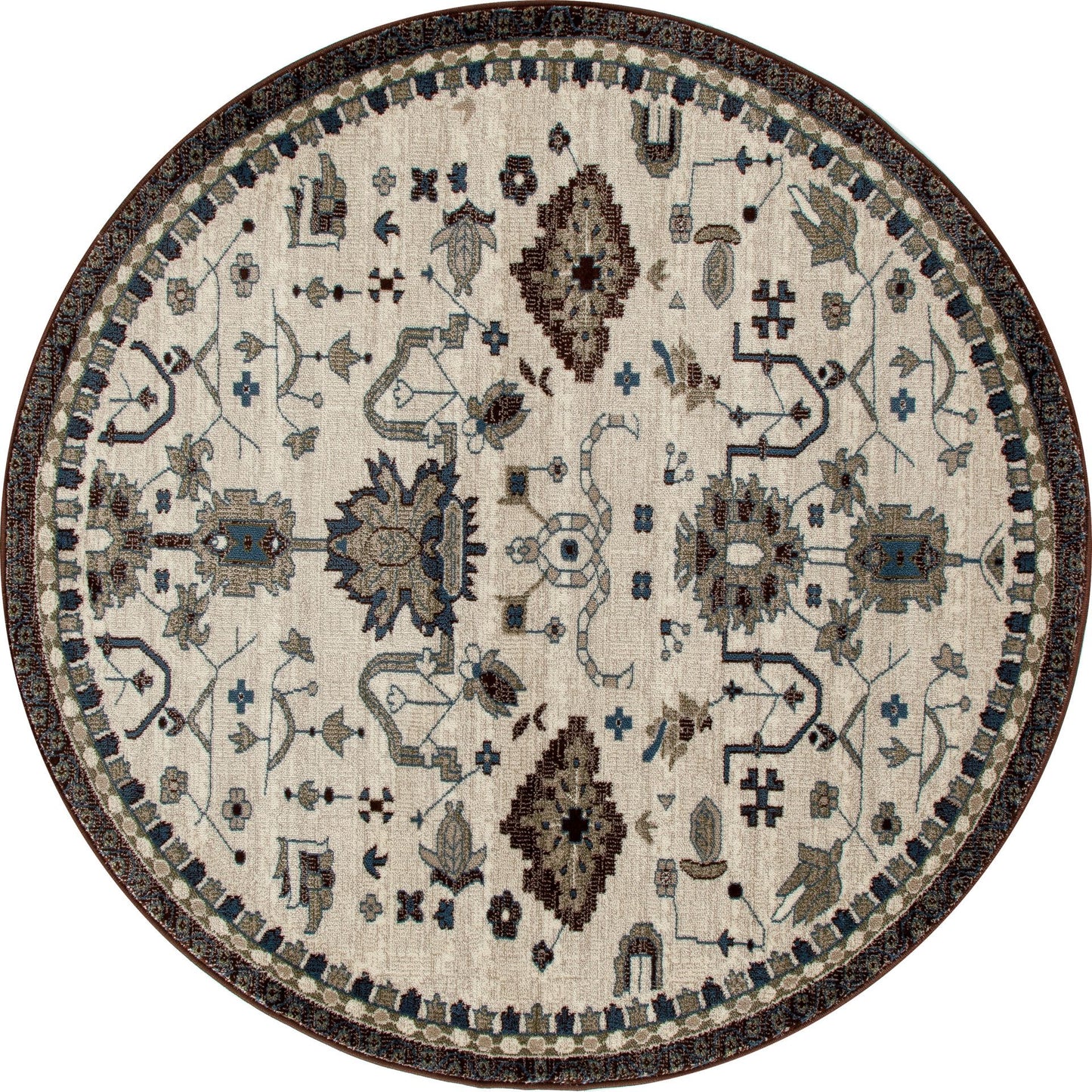 Arabella-Ar_00_038-Cream-Round 7.10 Area Rug