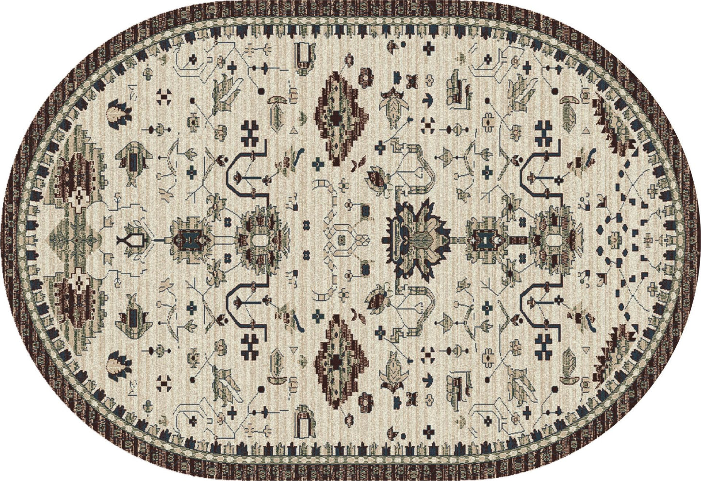 Arabella-Ar_00_038-Cream-Round 7.10 Area Rug