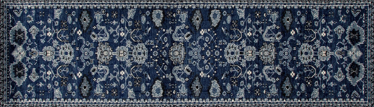 Arabella-Ar_00_039-Navy-Runner 2.2 X 7.7 Runner Rug