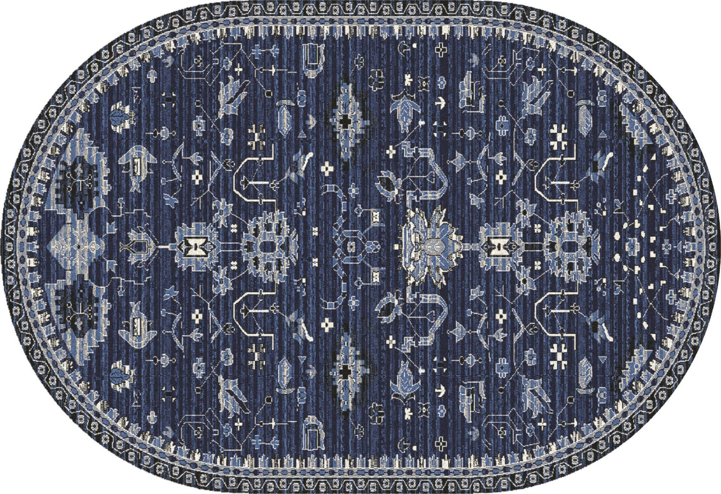 Arabella-Ar_00_039-Navy-Round 7.10 Area Rug