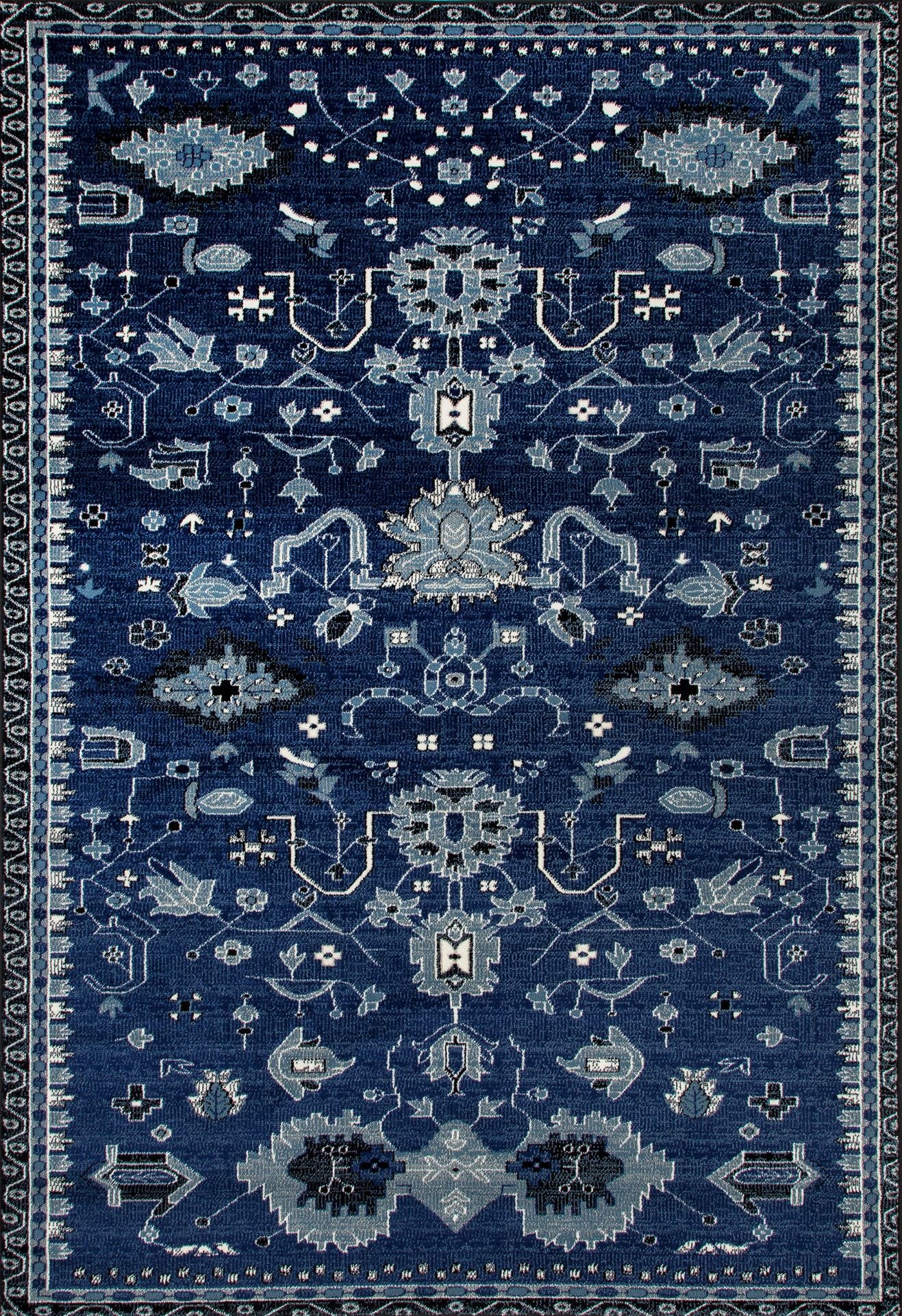 Arabella-Ar_00_039-Navy-Roll Runner Cut 2.2 X 1 Runner Rug
