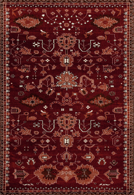 Arabella-Ar_00_040-Red-7.10 X 10.6 Area Rug