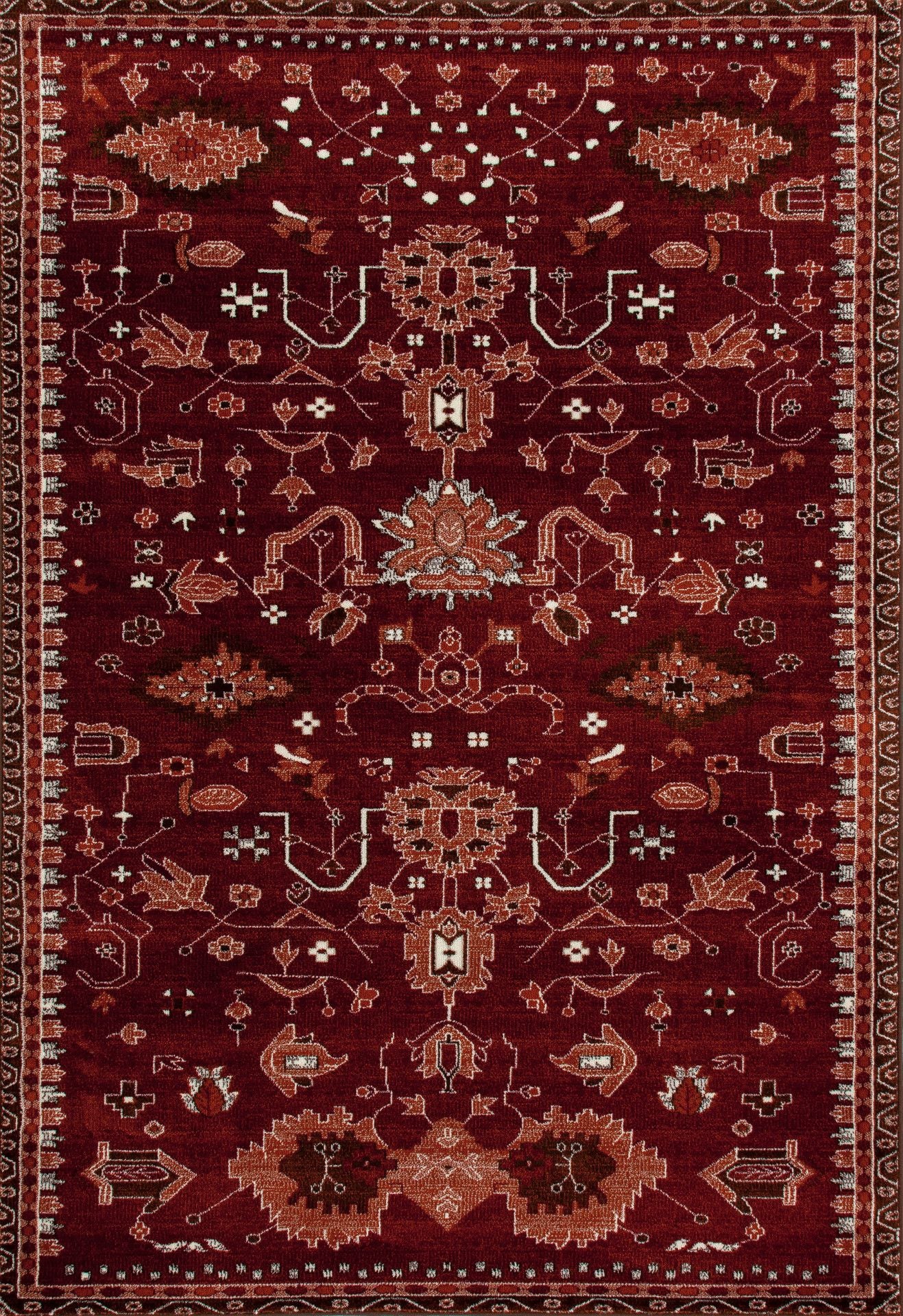 Arabella-Ar_00_040-Red-3.11 X 5.7 Area Rug
