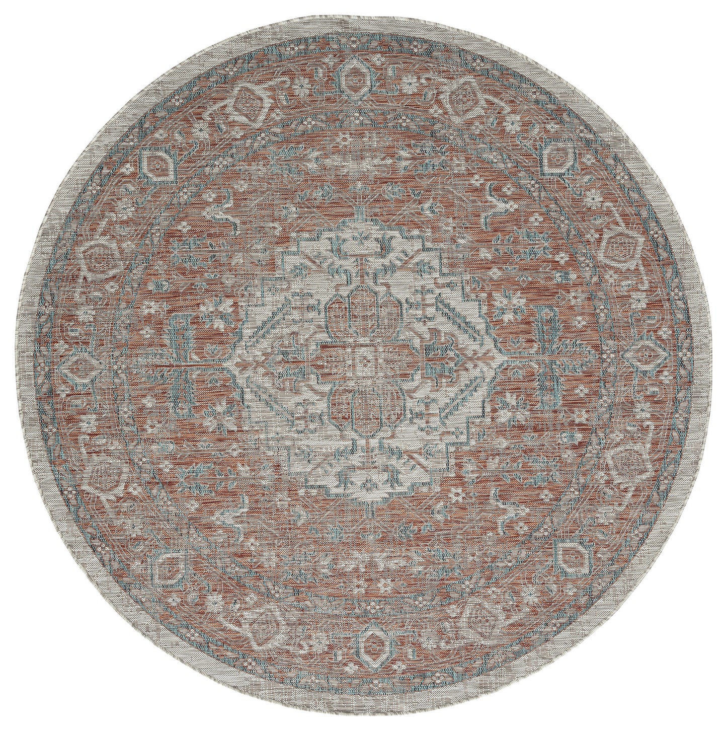 Kaleen Arelow Collection ARE01-53 Paprika Area Rug 5'3" x 7'6"