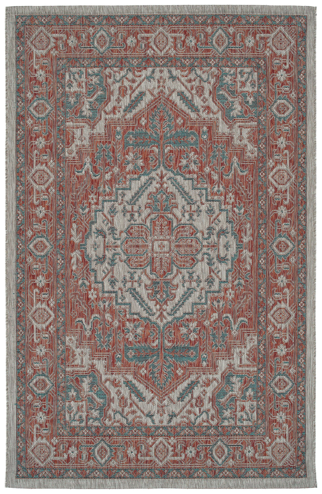 Kaleen Arelow Collection ARE01-53 Paprika Area Rug 5'3" x 7'6"