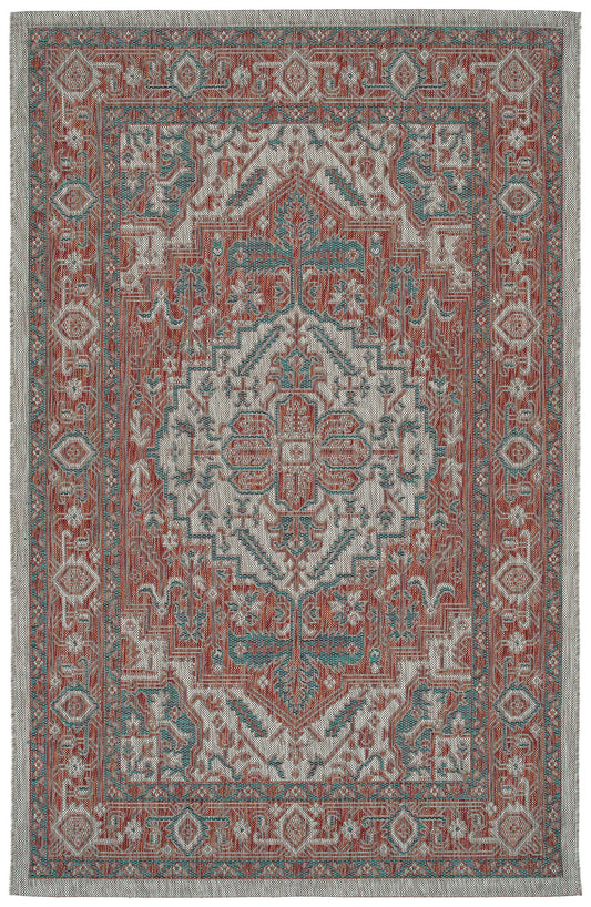 Kaleen Arelow Collection ARE01-53 Paprika Area Rug 5'3" x 7'6"