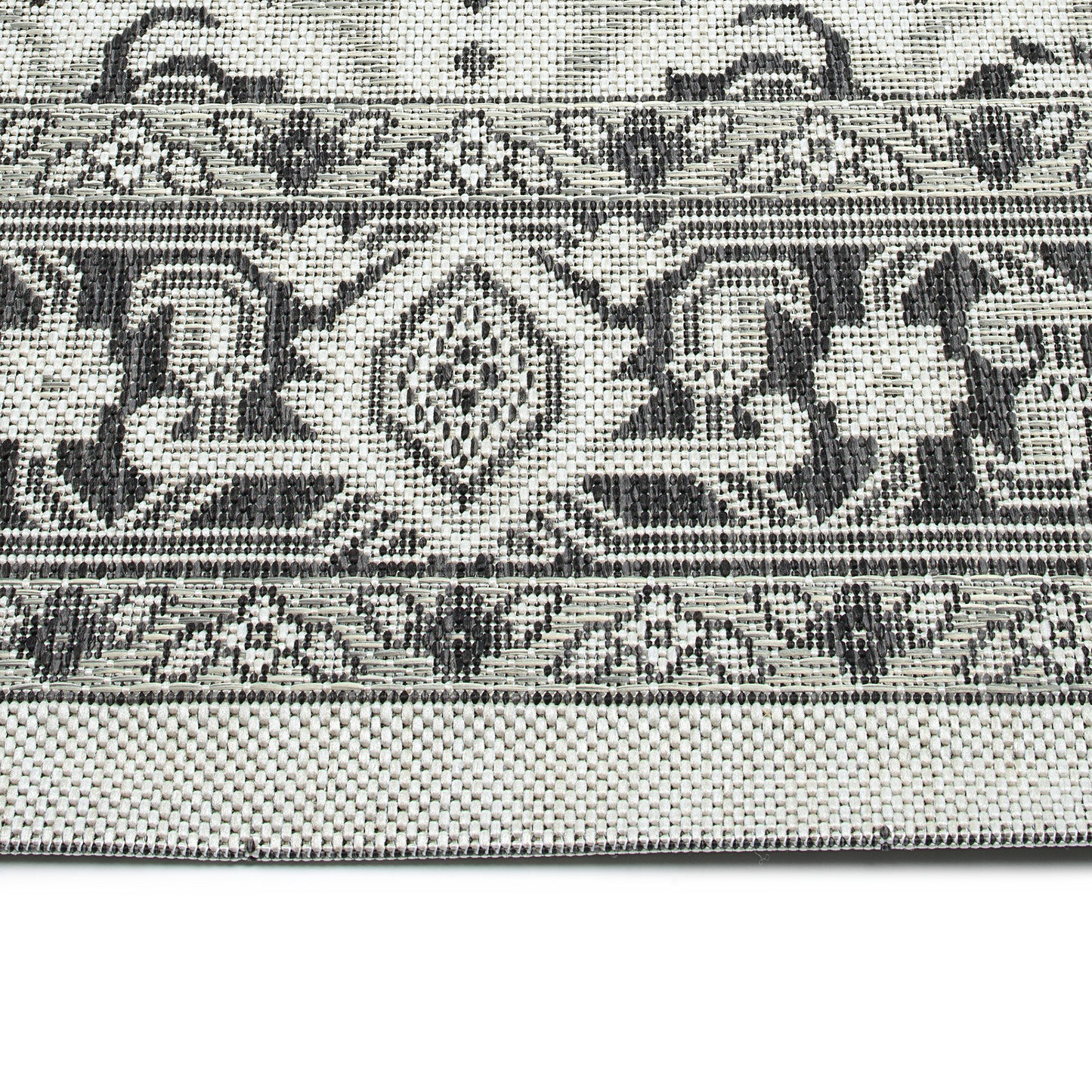 Kaleen Arelow Collection Light Grey Throw Rug 2'7" x 4'11"