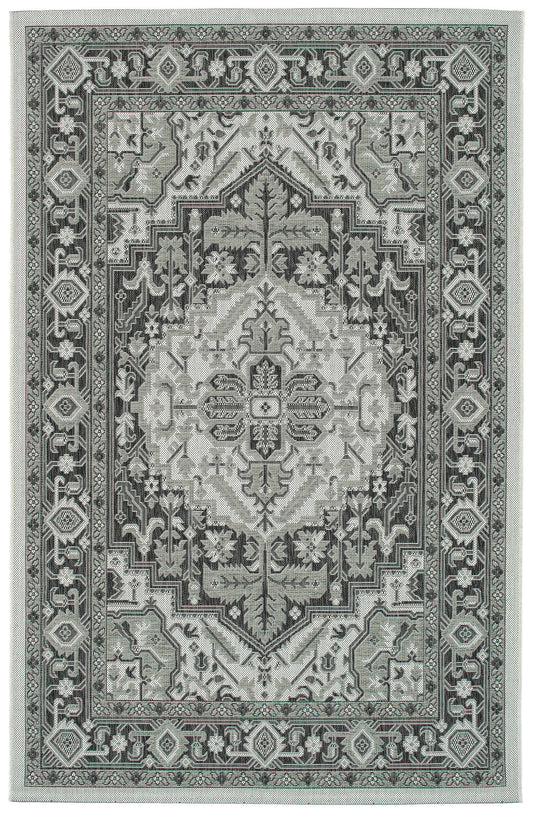 Kaleen Arelow Collection Light Grey Area Rug 7'10" x 10'2"