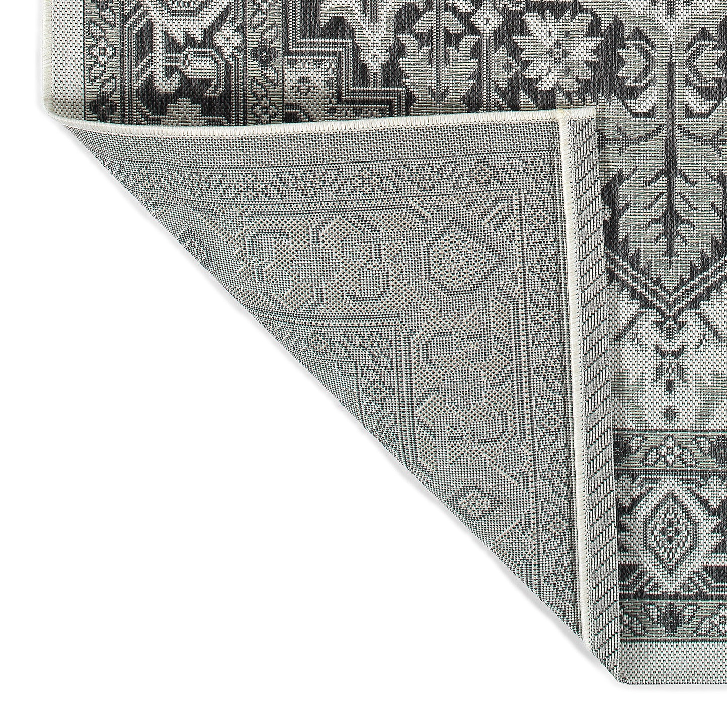 Kaleen Arelow Collection Light Grey Throw Rug 2'7" x 4'11"