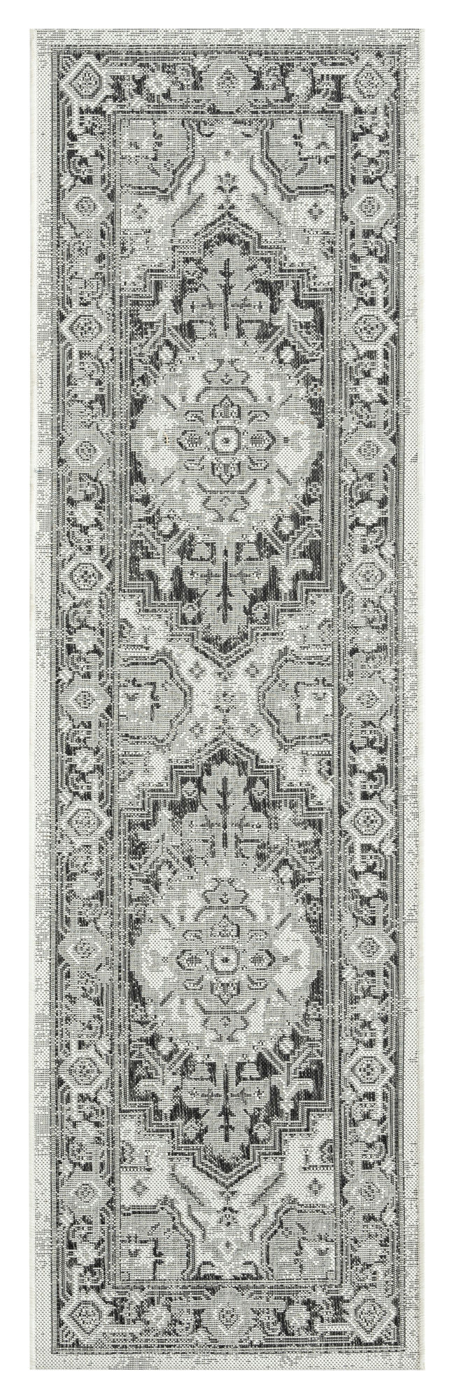 Kaleen Arelow Collection Light Grey Throw Rug 2'7" x 4'11"
