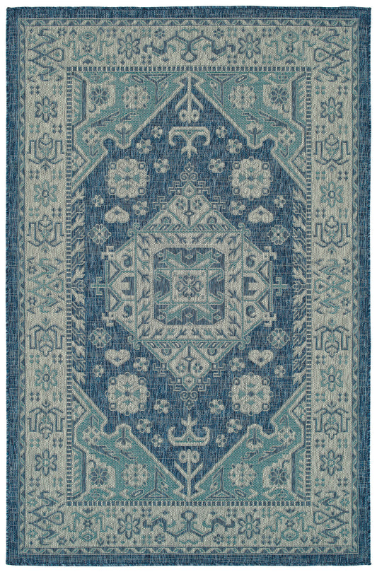 Kaleen Arelow Collection ARE02-22 Navy Area Rug 7'10" x 7'10"