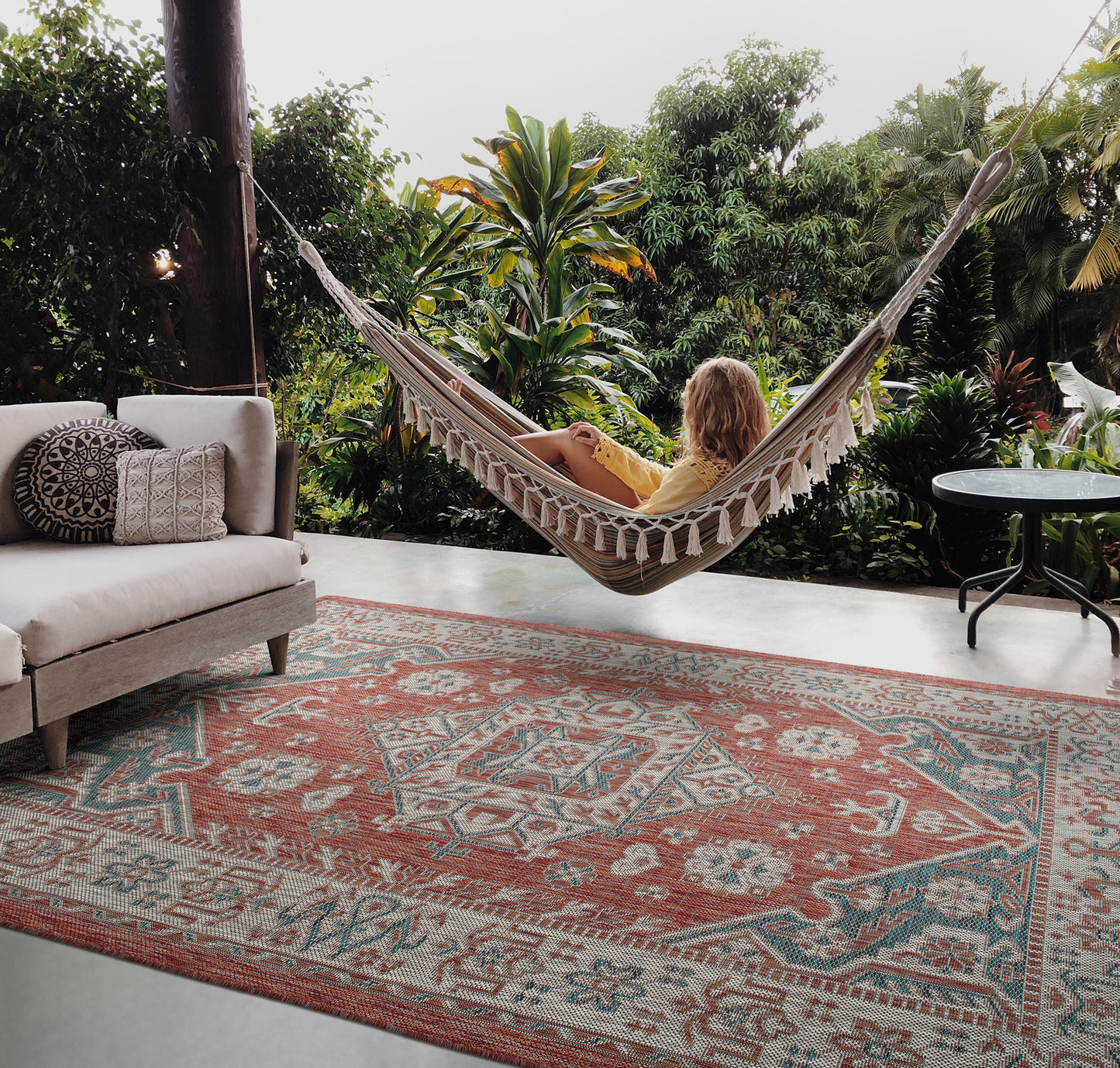 Kaleen Arelow Collection ARE02-53 Paprika Area Rug 7'10" x 10'2"