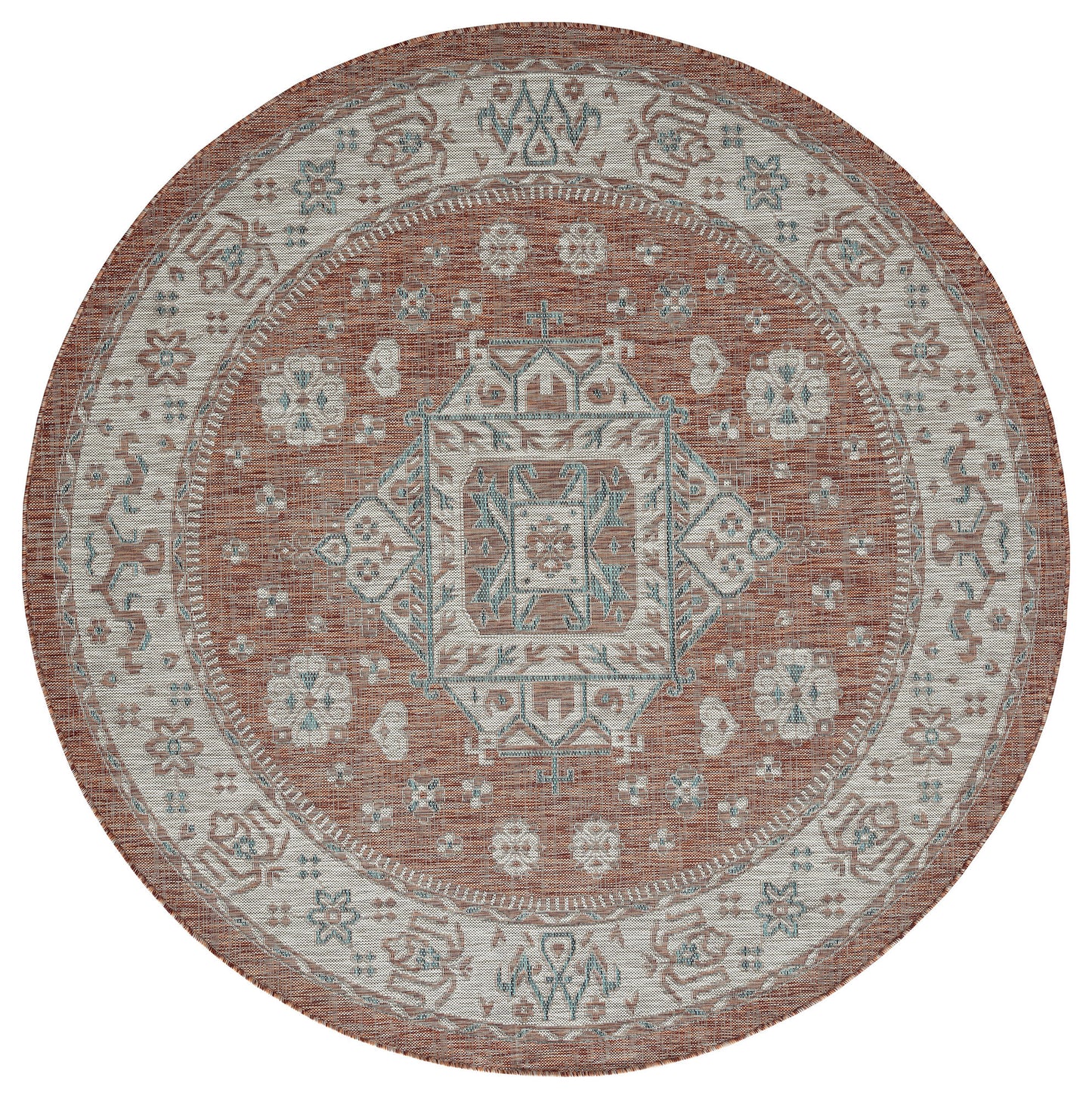 Kaleen Arelow Collection ARE02-53 Paprika Area Rug 7'10" x 10'2"