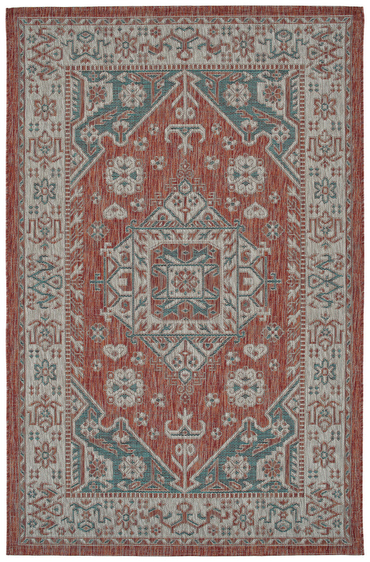 Kaleen Arelow Collection ARE02-53 Paprika Area Rug 7'10" x 7'10"