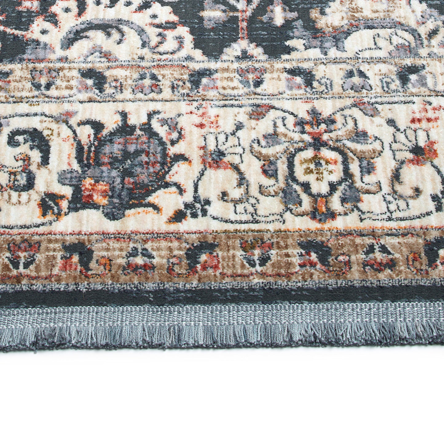 Kaleen Artundra Collection Dark Grey Throw Rug 1'10" x 2'6"