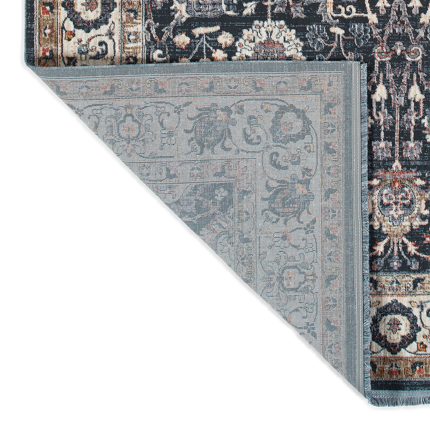 Kaleen Artundra Collection Dark Grey Throw Rug 1'10" x 2'6"