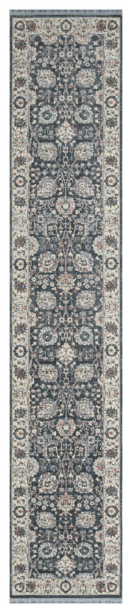 Kaleen Artundra Collection Dark Grey Throw Rug 1'10" x 2'6"
